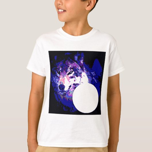 ウルフ&ムーン Tシャツ (正面)