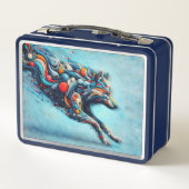 ウルフ メタルランチボックス (裏面)