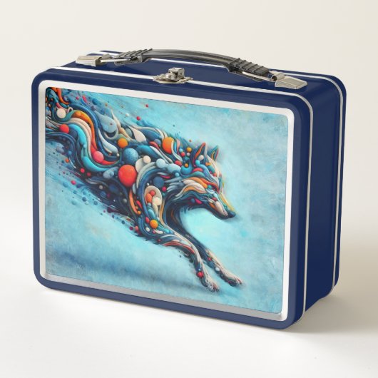 ウルフ メタルランチボックス (正面)