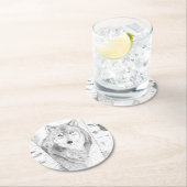 ウルフ ラウンドペーパーコースター (インサイチュ)