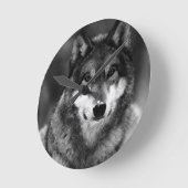 ウルフ ラウンド壁時計 (傾斜)