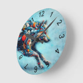 ウルフ ラウンド壁時計 (傾斜)