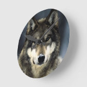 ウルフ ラウンド壁時計 (傾斜)