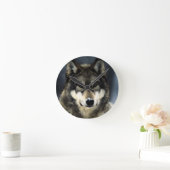 ウルフ ラウンド壁時計 (ホーム)
