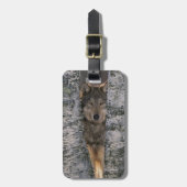 ウルフ ラゲッジタグ (正面縦)