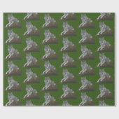 ウルフ ラッピングペーパー (フラット)