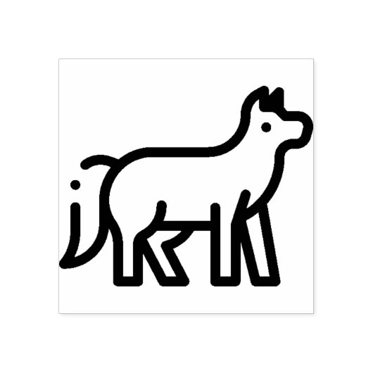 ウルフ ラバースタンプ (インプリント)