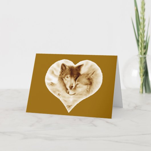 ウルフ・ラブ カード (正面)