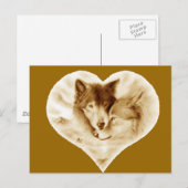 ウルフ・ラブ ポストカード (正面/裏面)