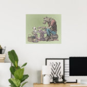 ウルフ&ラムティーパーティー ポスター (ホームオフィス)