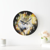 ウルフ ラージ壁時計 (ホーム)
