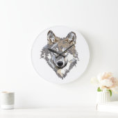 ウルフ ラージ壁時計 (ホーム)