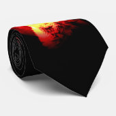 ウルフ&レッドムーンカスタムネクタイ ネクタイ (ロール)