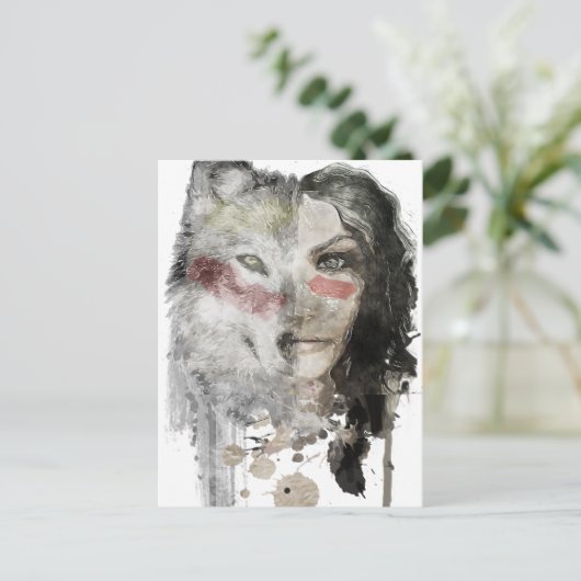 ウルフ・レディ ポストカード (スタンド正面)