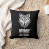 ウルフ・ワイルド・スピリット クッション (ブランケット)