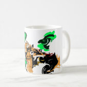 ウルフ 冬の喜び コーヒーマグカップ (正面右)