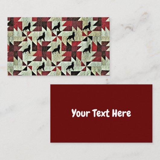 ウルフ 名刺 (正面/裏面)