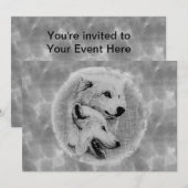 ウルフ 招待状 (正面/裏面)