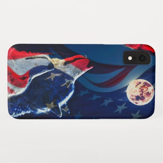 ウルフ Case-Mate iPhoneケース (裏面(横))