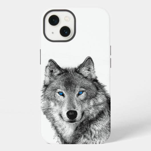 ウルフ iPhoneケース (裏面)