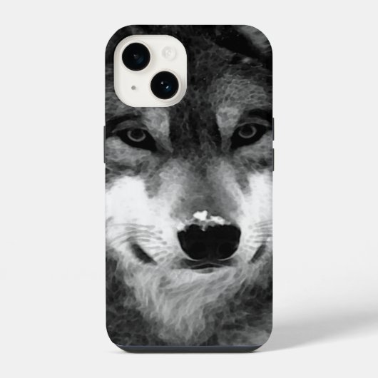 ウルフ iPhoneケース (裏面)