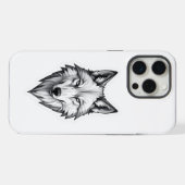 ウルフ iPhoneケース (裏面横)