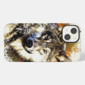 ウルフ iPhoneケース (裏面横)