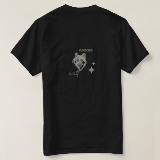 ウルフ Tシャツ (デザイン裏面)