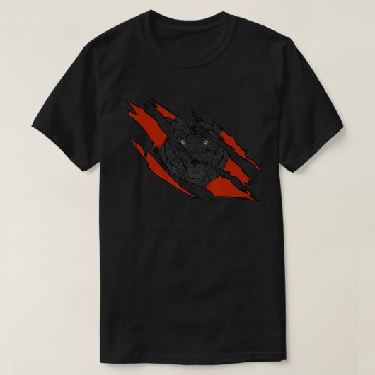 ウルフ Tシャツ (デザイン正面)