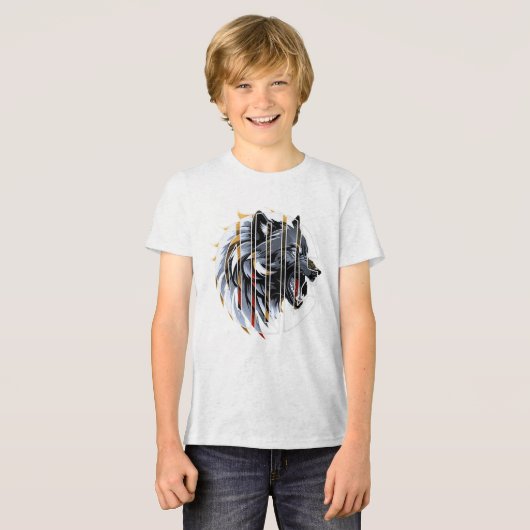 ウルフCBW トライブレンドＴシャツ (正面全面)