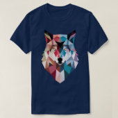 ウルフGeoWolf Tシャツ (デザイン正面)