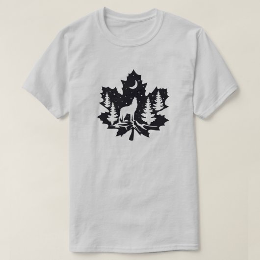 ウルフTシャツ Tシャツ (デザイン正面)