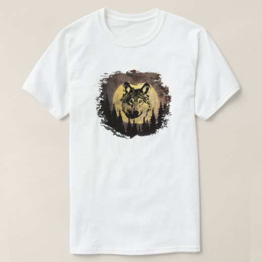ウルフTシャツ Tシャツ (デザイン正面)