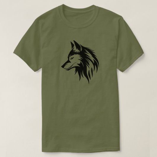 ウルフTシャツ Tシャツ (デザイン正面)