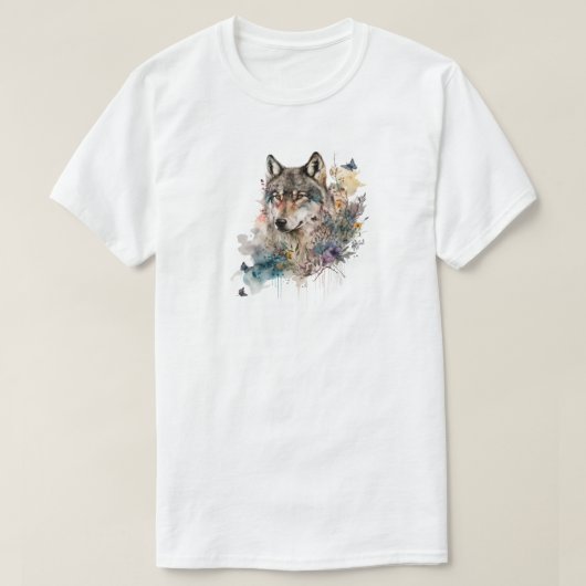 ウルフTシャツ Tシャツ (デザイン正面)