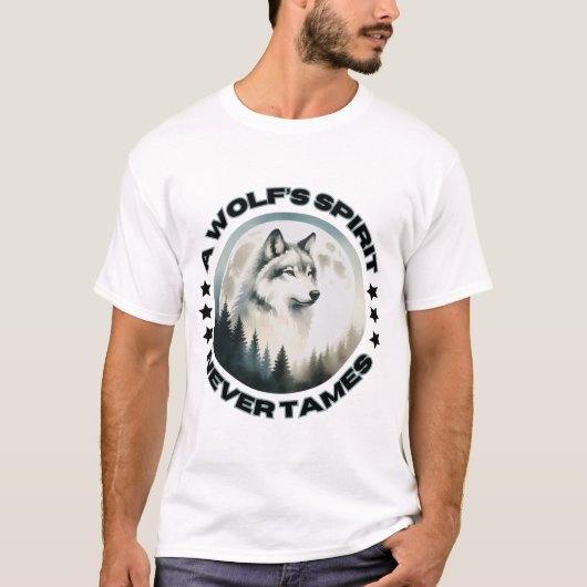 ウルフTシャツ Tシャツ (正面)