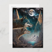 ウルブスフルムーンファンタジー風景 ポストカード (正面/裏面)