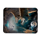 ウルブスフルムーンファンタジー風景 マグネット (横)