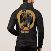 ウルベリクラシックンXメンズフード付きスウェットシャツ パーカ (裏面)