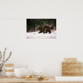 ウルベリンランニングの雪の中 ポスター (キッチン)