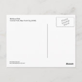 ウルマンアイスリンクリンセントラル・パークNYCニューヨーク ポストカード (裏面)