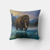 ウルマンモスとロッキー山脈 クッション (裏面)