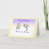 ウルマンモスと恐竜の誕生日カード60 カード (正面)