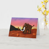 ウルマンモスグリーティングカード カード (黄色い花)