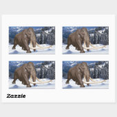 ウルマンモステッカー 長方形シール (シート)