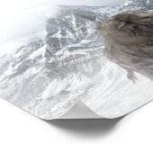 ウルマンモス先史時代の動物の氷河期 ポスター (角)