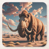 ウルマンモス スクエアペーパーコースター (正面)