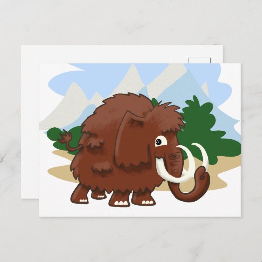 ウルマンモス ポストカード (正面/裏面)