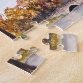 ウルム大聖堂ドイツタウンスケープ絵画アクリル ジグソーパズル (側面)