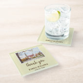 ウルム結婚ミンスタードイツFarida Greenfield ガラスコースター (アングル)